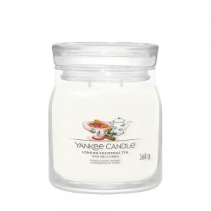 Yankee Candle Lumanare Parfumata Borcan Mediu Signature London Christmas Tea Yankee Candle Lumanare Parfumata Borcan Mediu Signature London Christmas Tea