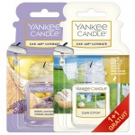 PACHET PROMO 1+1 GRATUIT Odorizant Auto Car Jar Ultimate Lemon Lavender & Clean Cotton, Yankee Candle