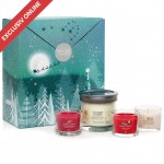 Yankee Candle Holiday Bright Lights Set Cadou Lumanare Pahar si 3 buc Lumanari Mini in sticla