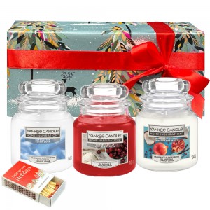 Set Cadou Cosy Up - 3 lumanari Borcan Mic 104g, Yankee Candle Home Inspiration Set Cadou Cosy Up - 3 lumanari Borcan Mic 104g, Yankee Candle Home Inspiration