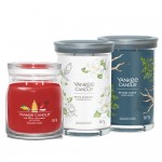 Set Cadou Big Apple Christmas Borcan Mediu + 2x Lumanare Parfumata Pahar Mare Signature, Yankee Candle