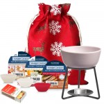 Set cadou Sparkling Christmas Aromatizor si ceara parfumata, Yankee Candle