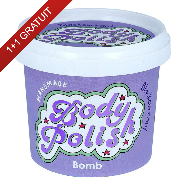 Exfoliant Vegan pentru corp Blackcurrant, Bomb Cosmetics, 375g Exfoliant Vegan pentru corp Blackcurrant, Bomb Cosmetics, 375g