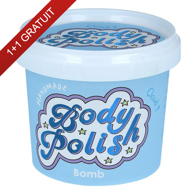 Exfoliant Vegan pentru corp Cloud 9, Bomb Cosmetics, 375g Exfoliant Vegan pentru corp Cloud 9, Bomb Cosmetics, 375g