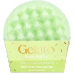 Burete exfoliant cu săpun pentru dus GELATO Warm Croissant & Pistachio 200g, Bomb Cosmetics