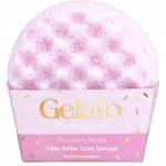 Burete exfoliant cu săpun pentru dus GELATO Raspberry Ripple 200g, Bomb Cosmetics