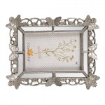 Rama foto "Silver Botanic" 21x2x26 cm / 13x18 cm, Clayre&Eef