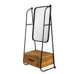 Oglinda cu spatiu mic depozitare 46x27x90 cm, Clayre & Eef