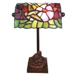 Lampa Tiffany 15x15x33 cm E14/max 1x25W, Clayre & Eef