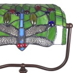 Lampa Tiffany Dragonfly 25x25x42 cm, 1xE27 / Max 60W, Clayre &Eef