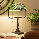 Lampa Tiffany Dragonfly 25x25x42 cm, 1xE27 / Max 60W, Clayre &Eef