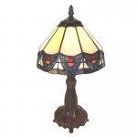 Lampa Tiffany Ø 20x34 cm, 1xE14 / Max 25W, Clayre & Eef