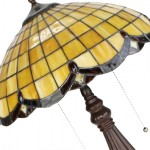Lampa Tiffany Ø 41x57 cm, E27 / Max 2x60W, Clayre & Eef