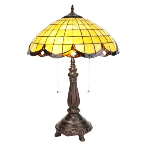 Lampa Tiffany Ø 41x57 cm, E27 / Max 2x60W, Clayre & Eef Lampa Tiffany Ø 41x57 cm, E27 / Max 2x60W, Clayre & Eef