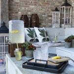 Vas decorativ pentru flori "Rustic Green" Ø 19x18 cm, Clayre & Eef