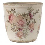 Vas decorativ pentru flori "Vintage Bloom" Ø 12x12 cm, Clayre & Eef