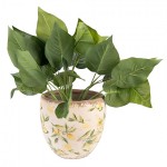 Vas decorativ pentru flori "Lemon" Ø 19x19 cm, Clayre & Eef