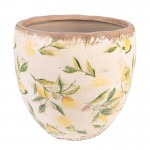 Vas decorativ pentru flori "Lemon" Ø 19x19 cm, Clayre & Eef