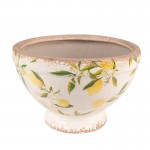 Vas decorativ pentru flori "Lemon" Ø 21x14 cm, Clayre & Eef
