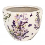 Ghiveci ceramic decor Lavanda Ø 11x9 cm, Clayre & Eef