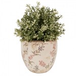 Vas decorativ "Vintage Flowers" Ø 14x14 cm, Clayre & Eef