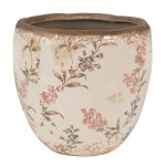 Vas decorativ "Vintage Flowers" Ø 14x14 cm, Clayre & Eef
