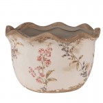 Vas decorativ "Vintage Flowers" Ø 14x9 cm, Clayre & Eef