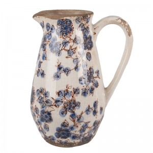 Carafa "Vintage Flowers" 17x13x22 cm, Clayre & Eef Carafa "Vintage Flowers" 17x13x22 cm, Clayre & Eef