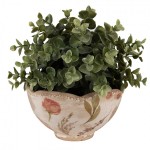 Vas decorativ pentru flori "Spring Petal" Ø 16x9 cm, Clayre & Eef