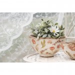Vas decorativ pentru flori "Spring Petal" Ø 16x9 cm, Clayre & Eef