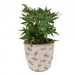 Vas decorativ pentru flori "Olives" Ø 16x16 cm, Clayre & Eef