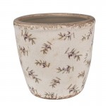 Vas decorativ pentru flori "Olives" Ø 16x16 cm, Clayre & Eef