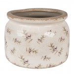 Vas decorativ pentru flori "Olives" Ø 20x15 cm, Clayre & Eef