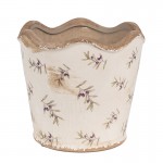 Vas decorativ pentru flori "Olives" Ø 16x15 cm, Clayre & Eef