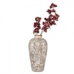 Vaza decorativa "Floral Beige" Ø 21x35 cm, Clayre&Eef