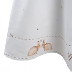 Fata de masa "Bunnies in Love" Ø 170 cm, Clayre & Eef