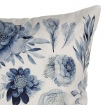 Fata de perna "Blue Flowers" 45x45 cm, Clayre & Eef