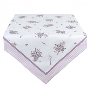 Traversa de masa bumbac 50x160cm "Lavender Garden", Clayre & Eef