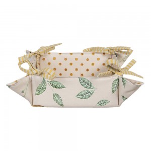 Cos de paine "Lemons and Leaf" 35x35 cm, Clayre&Eef Cos de paine "Lemons and Leaf" 35x35 cm, Clayre&Eef