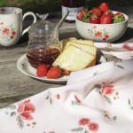 Traversa de masa bumbac 50x160cm "Little Rose", Clayre&Eef