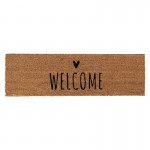 Covoras de intrare "Welcome" 75x22 cm, Clayre & Eef
