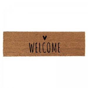 Covoras de intrare "Welcome" 75x22 cm, Clayre & Eef Covoras de intrare "Welcome" 75x22 cm, Clayre & Eef