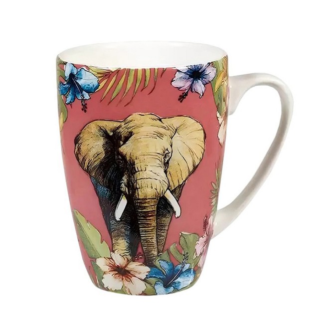 Cana ceramica Colectie Reignforest - Elephant 275ml, Churchill Cana ceramica Colectie Reignforest - Elephant 275ml, Churchill