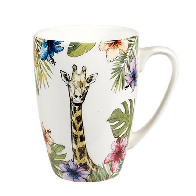 Cana ceramica Colectie Reignforest - Giraffe 275ml, Churchill Cana ceramica Colectie Reignforest - Giraffe 275ml, Churchill