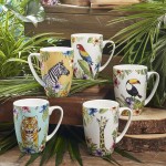 Cana ceramica Colectie Reignforest - Parrot 275ml, Churchill Cana ceramica Colectie Reignforest - Parrot 275ml, Churchill