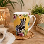 Cana ceramica Colectie Reignforest - Zebra 275ml, Churchill Cana ceramica Colectie Reignforest - Zebra 275ml, Churchill