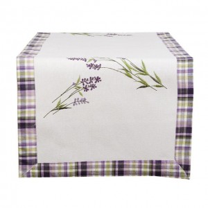 Traversa de masa bumbac 40x120cm "Lavender Love", Clayre&Eef
