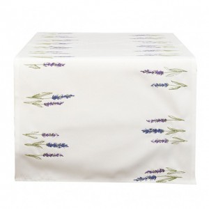 Traversa de masa decorativa 40x120cm "Lavender Field", Clayre & Eef