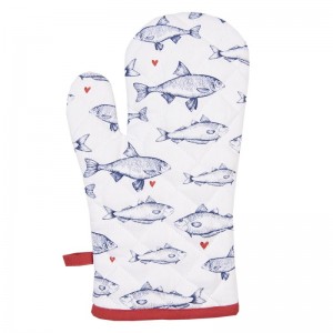 Manusa de bucatarie "Sun, Sea & Fish", Clayre & Eef Manusa de bucatarie "Sun, Sea & Fish", Clayre & Eef