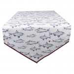 Napron/ traversa de masa "Sun, Sea & Fish" 50x160 cm, Clayre & Eef